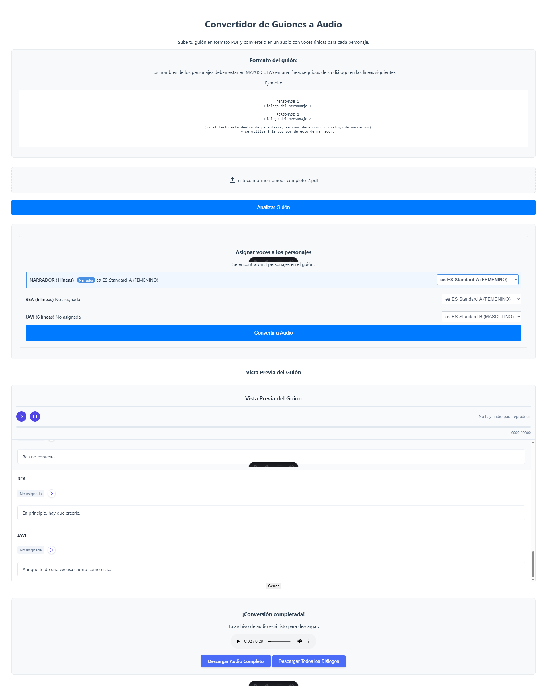 Progrés de la conversió